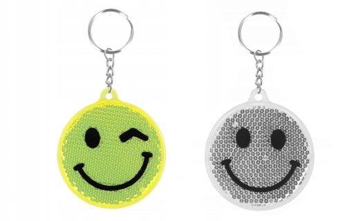 REFLEXNÁ EMOTION KĽÚČENKA 7CM 2 FARBY