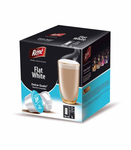 Kapsuly pre DOLCE GUSTO Rene FLAT WHITE 16