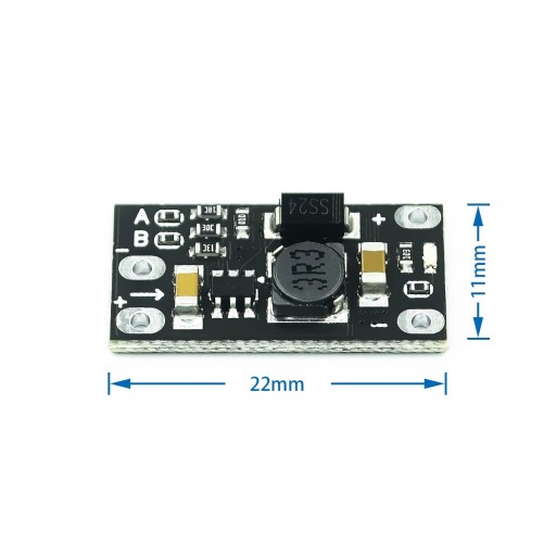 Mini STEP-UP prevodník 3,7V na 5V/8V/9V/12V