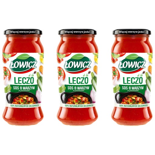 Łowicz omáčka 8 Provensálska zelenina v tégliku 3 x 500 g