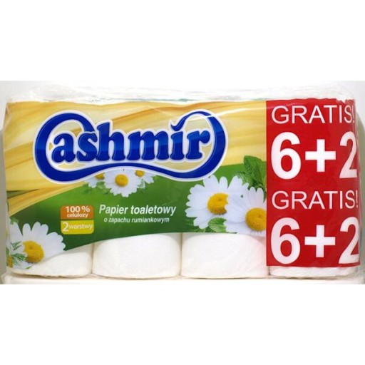 KAŠMÍROVÝ TOALETNÝ PAPIER 6 2KS.