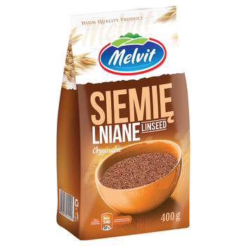 1x 400g ľanové semienko MELVIT