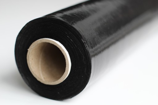Čierna stretch fólia 3kg stretch 2,15 sieťová fólia