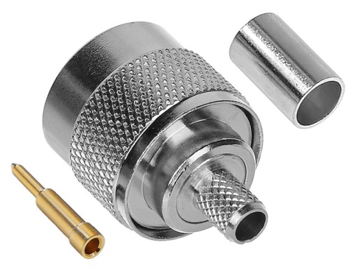 N 50Ohm zástrčka nalisovaná na kábli H-155