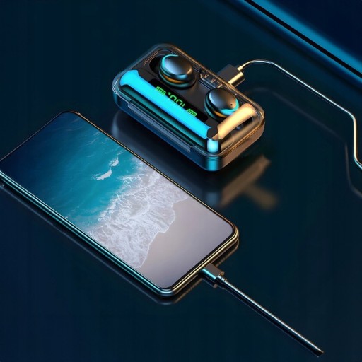 BLUETOOTH 5.1 BEZDRÔTOVÉ SLÚCHADLÁ S KANÁLOM + POWERBANK AKO DARČEK