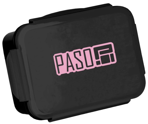 PASO BLACK OBEDOVÝ BOX KONTAJNER PRE DIEVČATÁ