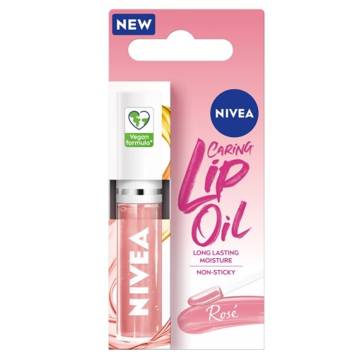 NIVEA Ružový ošetrujúci olej na pery