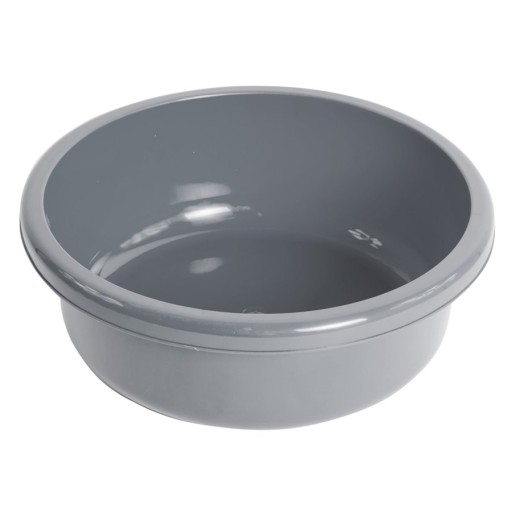 MISKA KUCHYŇSKÁ KÚPEĽŇOVÁ 9L 36cm STRIEBORNÁ OKRUH