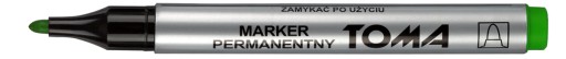 TOMA permanentný MARKER, zelený GREEN