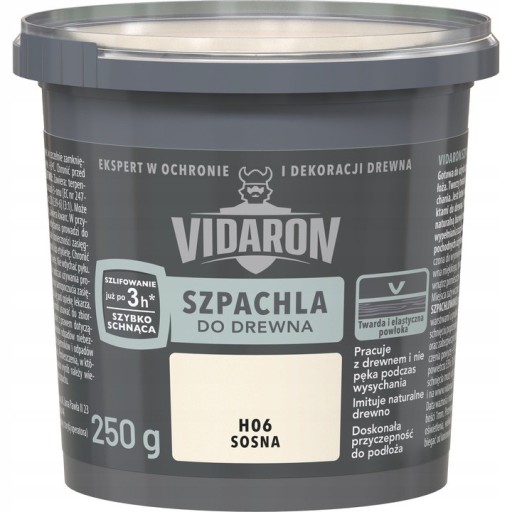 VIDARON Tmel na drevo 0,25kg BOROVICA H06