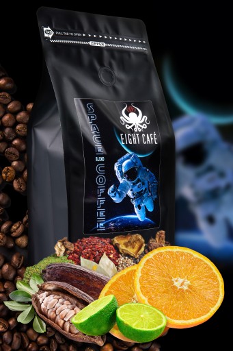 Zmes čerstvo pražených kávových zŕn Space Coffee 50G pre kávovar na espresso
