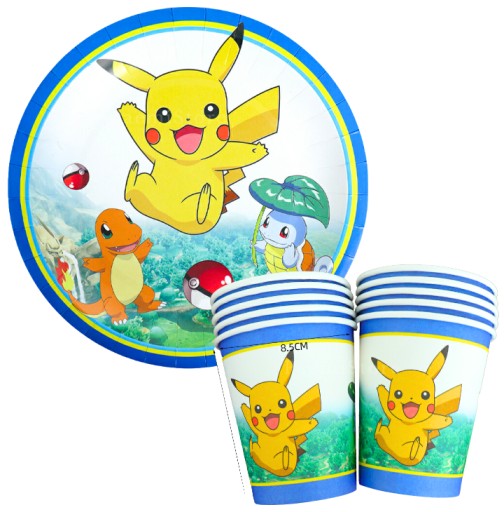 NARODENINOVÉ TANIERE POKEMON PIKACHU CHARMANDER x10