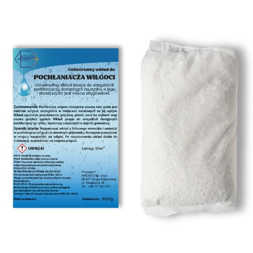 Vložka na pohlcovanie vlhkosti 250g