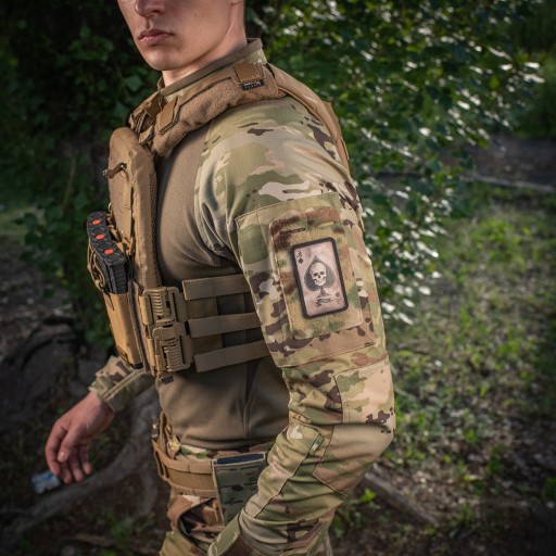 ACE OF SPADES AS SPADE NÁŠIVKA NA LEBENU VELCRO M-TAC Coyote/Black