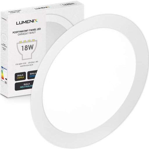 STROPNÝ PODStropný LED PANEL 18W CCD