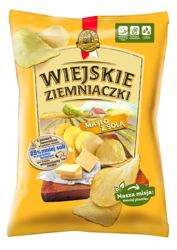 Country zemiakové lupienky Maslo a soľ 130g