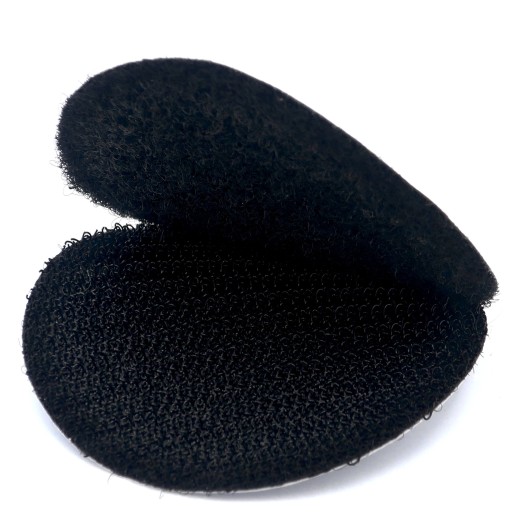 Suchý zips, samolepiaca sada, okrúhly kruh 6cm, 6 párov