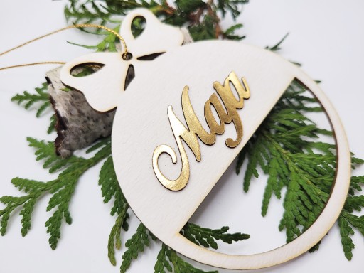 Macrame base bauble prívesok na záložku Meno