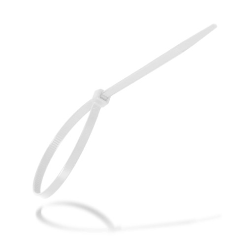 100x sťahovacie pásky Káblové pásky Zipsy 4,8 x 250 mm Silné UV sťahovacie pásky