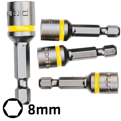 PiranhaCut Magnetická rázová objímka 8mm farmár