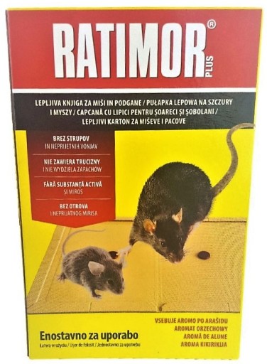 Lepiaca pasca RATIMOR na myši a potkany 265x195mm