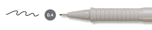 Faber Castell jemná linka 0,4 mm čierna