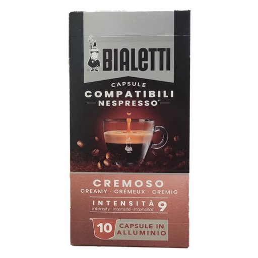 Káva Bialetti Nespresso Cremoso 10 výčapných kapsúl