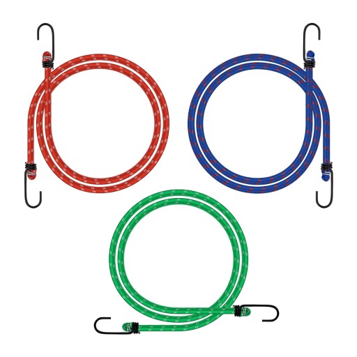 Transportná batožina Elastic Cords Expander Set 110cm 3 ks.