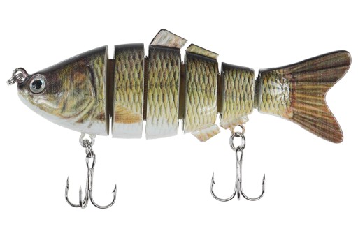 Potápavý vobler karas jerk 3D 10 cm 20g nástraha na prívlač šťúk