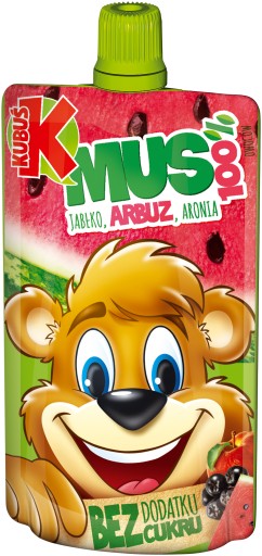 KUBUŚ 100% jablkový melón arónová pena bez cukru 100g