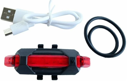 BICYKLOVÁ LAMPA PRE LED BICYKEL PREDNÉ ZADNÉ OSVETLENIE