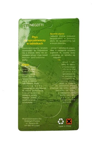 KONCENTRÁT TEKUTINY DO OSTREKOVANIA V TABLETY NA 8L