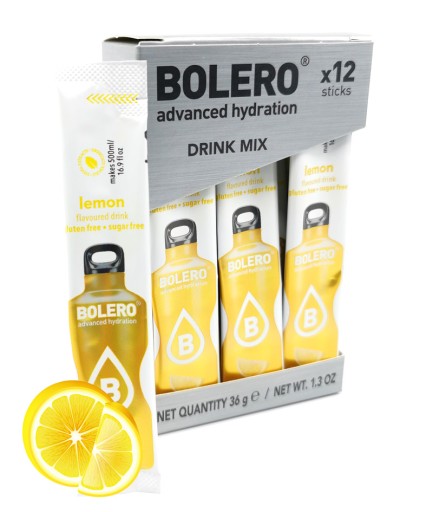BOLERO Tyčinky ZERO sugar Lemon 12 ks.