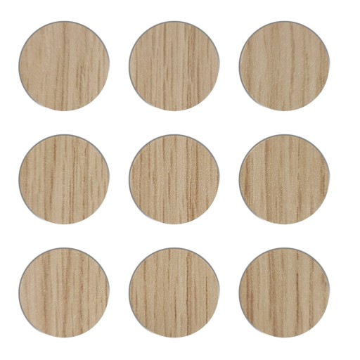 Nábytkové zátky Krycie otvory Farba Lindberg DUB Fi 20mm 9 ks