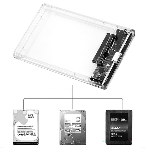 HDD POCKET SATA 2.5 DRIVE DRIVE USB 3.2 PRENOS AŽ 5 Gbps
