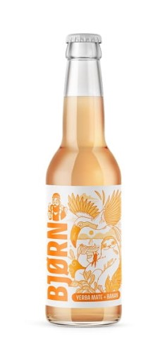 Bjorn Sýtený nápoj Yerba Mate + Banán s prídavkom