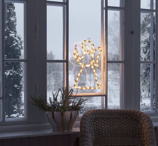 VIANOČNÁ LED VIANOČNÁ DEKORÁCIA NA OKNO