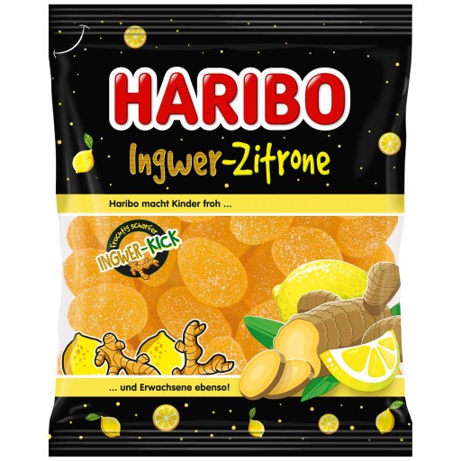 Haribo Jelly Ginger Lemon Ingwer Zitrone 160 g z Nemecka