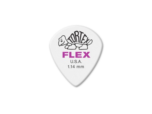 DUNLOP Tortex Flex Jazz III XL Biele kocky 1.14