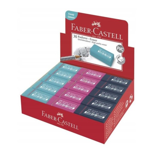 Bezprašná guma, trendové farby FC187219 FABER-CASTELL