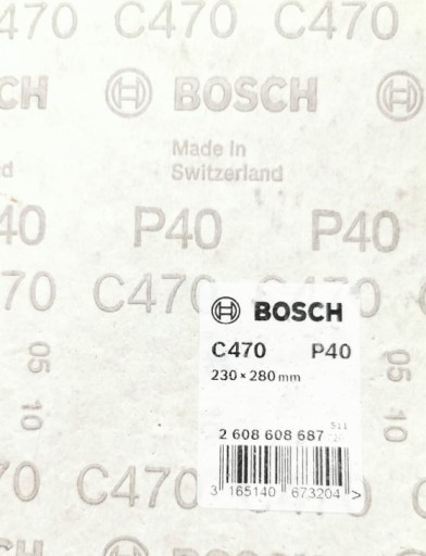 BRÚSNE LISTY C470 230*280MM P40