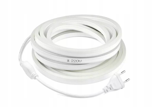 NEON FLEX LED 230V STUDENÁ BIELA JEDNOSTRANNÁ VÝKONNÁ