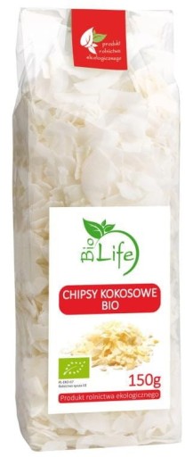 BioLife eko kokosové lupienky 150 g