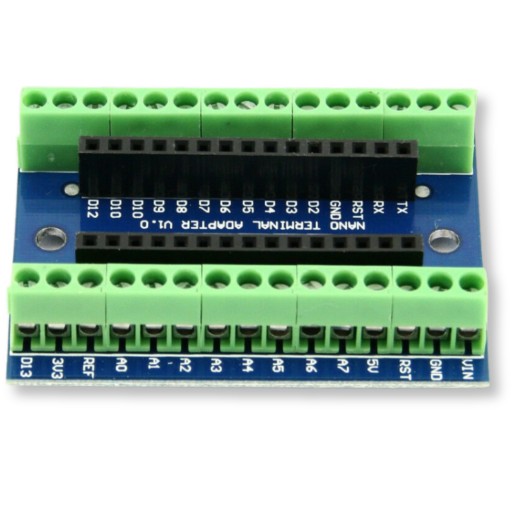 Adaptér kompatibilný s Arduino NANO IO Shield terminálom 30x rozširujúca doska ARK