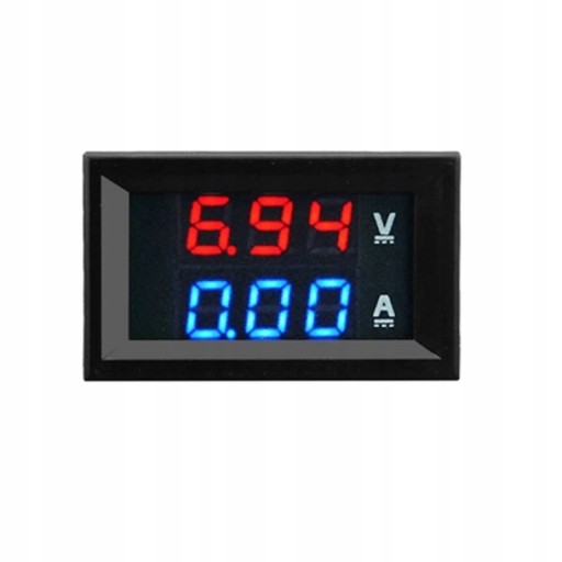 VOLTMETER AMPERMETER PANELOVÝ MODUL 2v1 AMPÉR NAPÄŤETROV 100V 10A