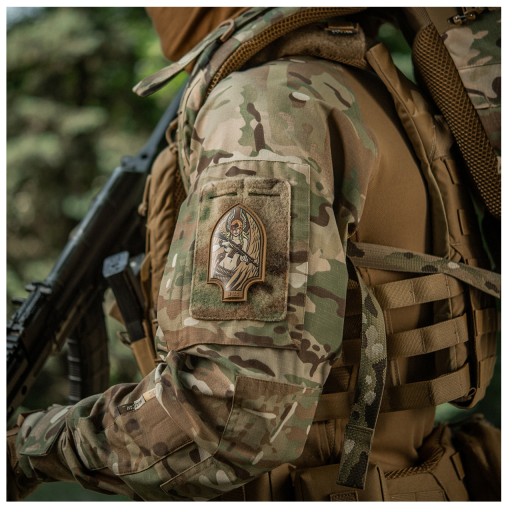 NÁŠIVKA NA VELCRO VALKYRIE SPEAR M-TAC NÁŠAŤ NA MORÁLKY PVC TLAČENÝ COYOTE