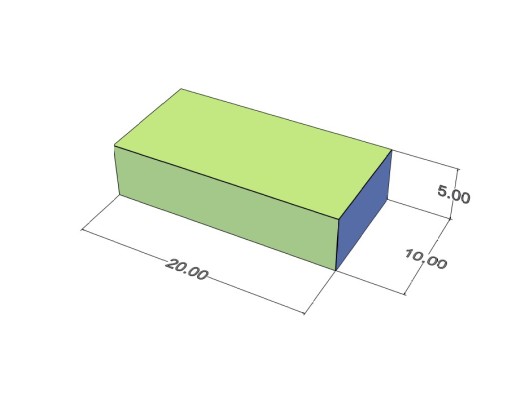 Neodymový tanierový magnet MPŁ 20x10x5 N38
