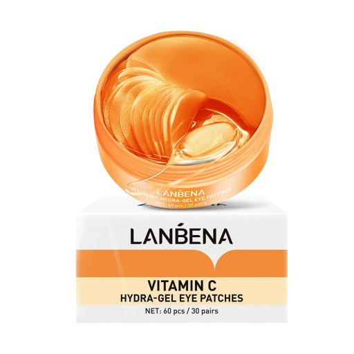Lanbena hydratačný gél maska vločky POD OČI VITAMÍN C 60 ks