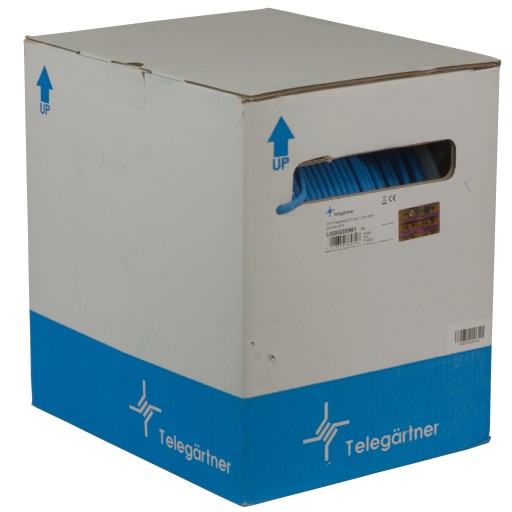 Telegartner ethernetový kábel cat7 modrý S/FTP 1m