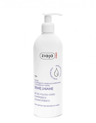 Ziaja med ľanové semienko Telový umývací gél 400 ml